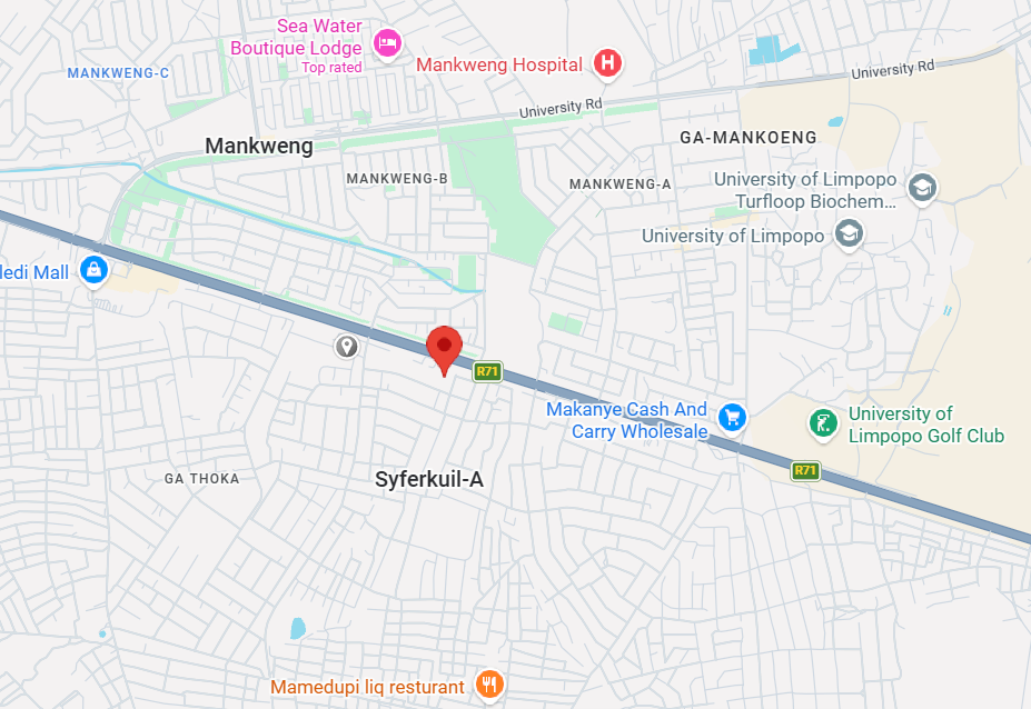 Mankweng Google Maps Preview