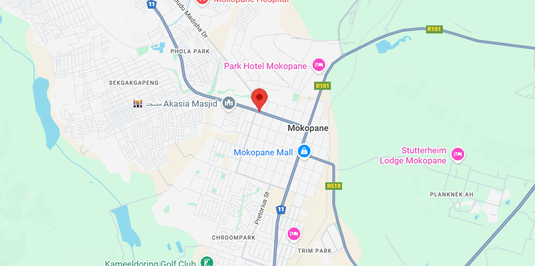Mokopane Google Maps Preview