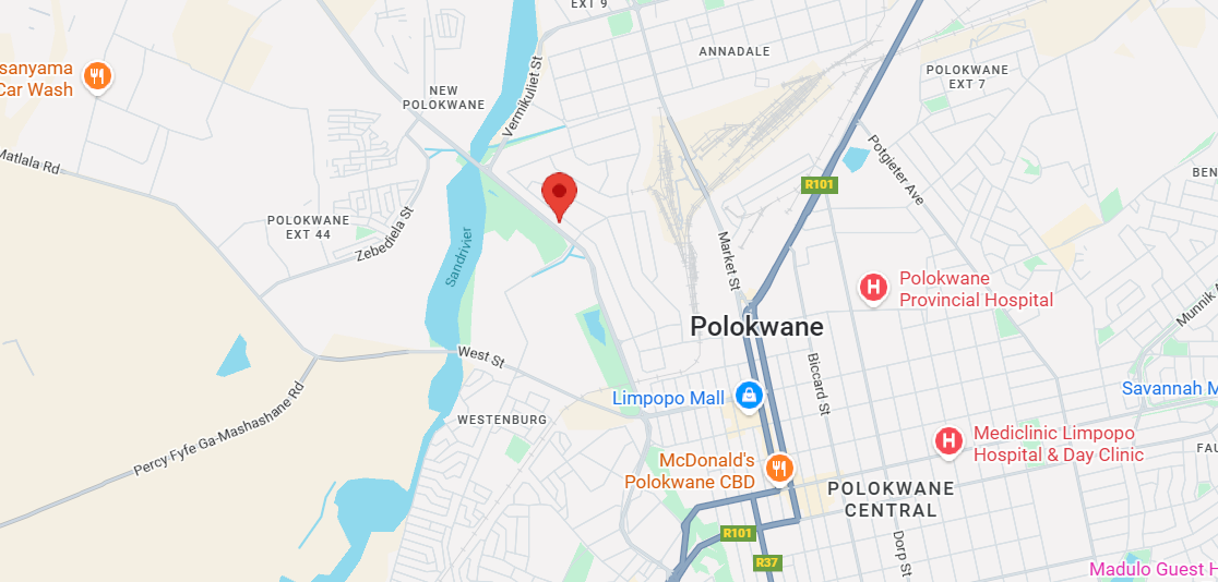 Polokwane Google Maps Preview