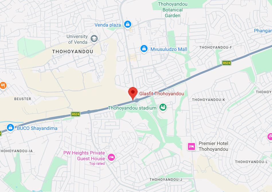 Thohoyandou Google Maps Preview