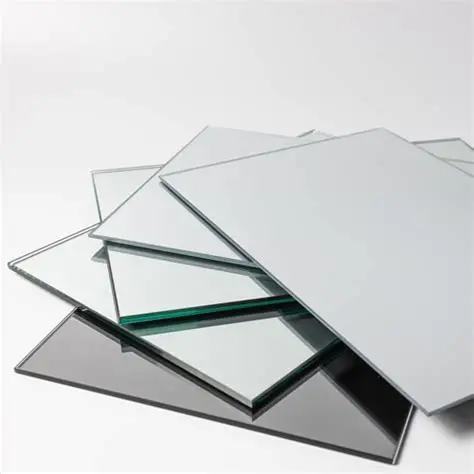 Aluminium backed mirrors